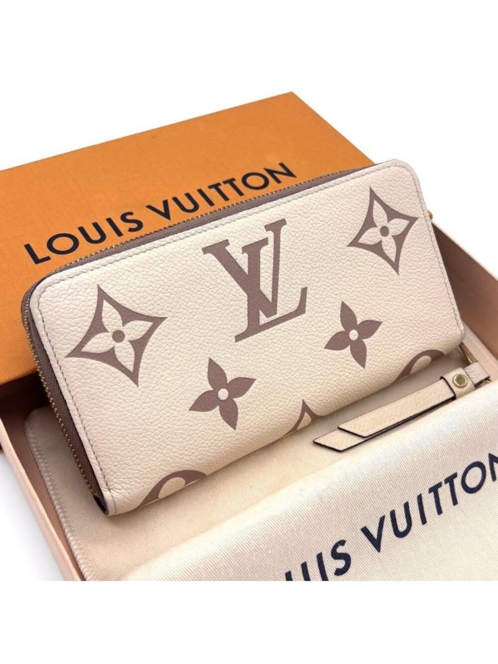 Louis Vuitton Bicolor Monogram Empreinte Zippy Wallet